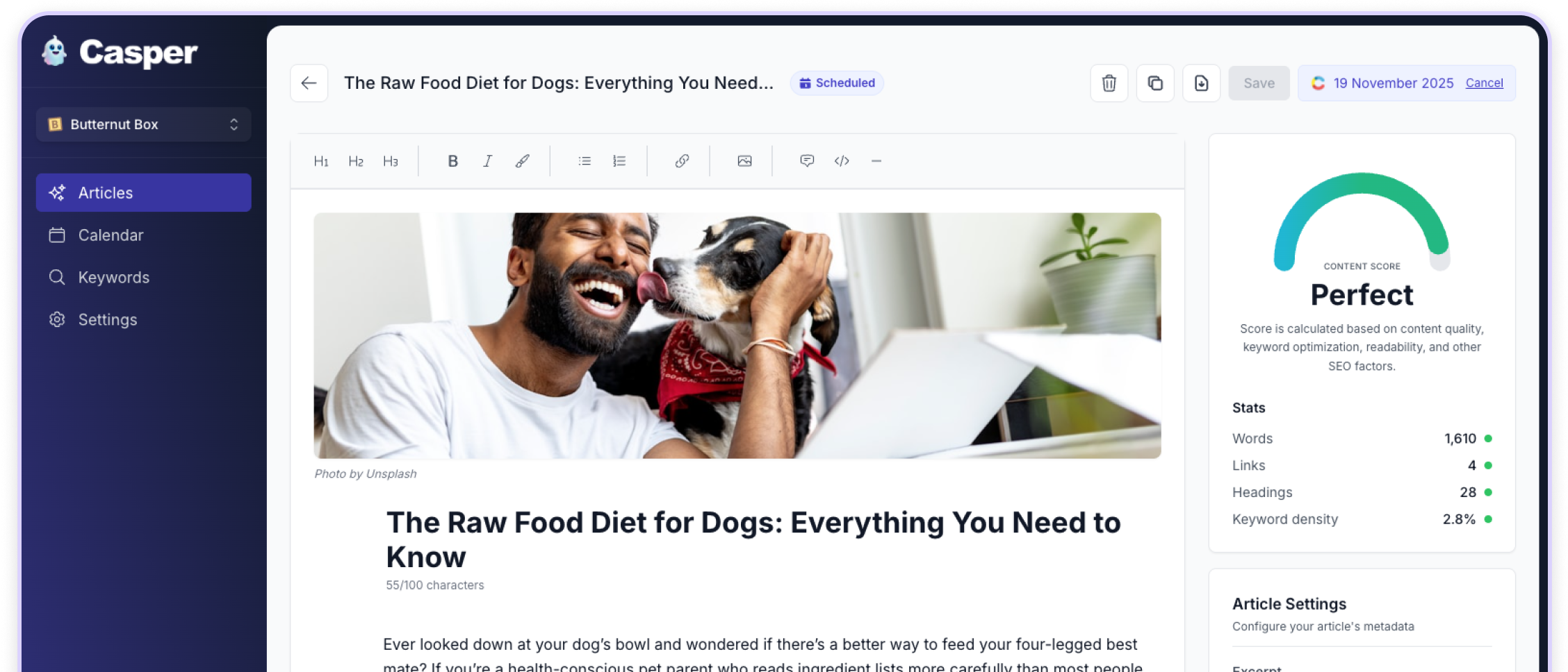 Casper product overview