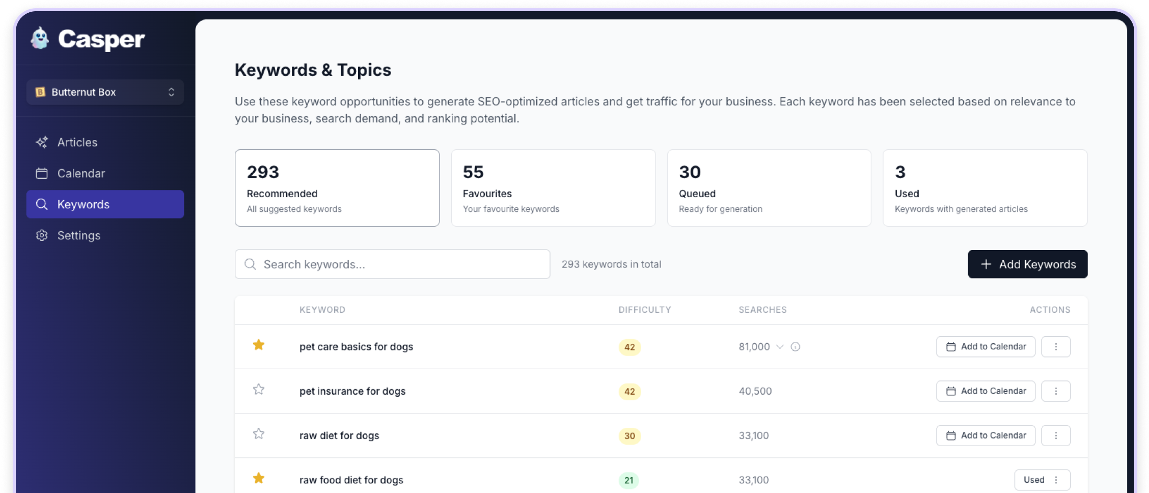 Casper product overview