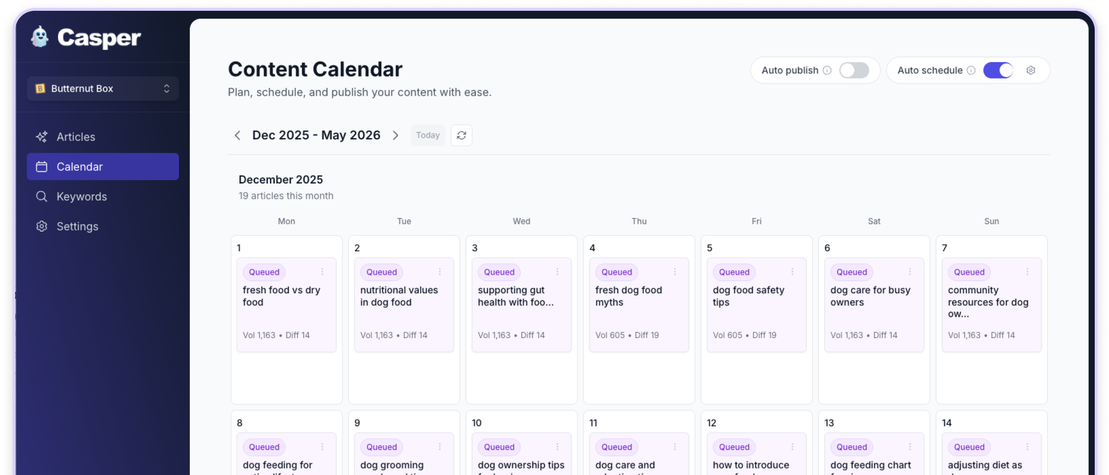 Casper product overview