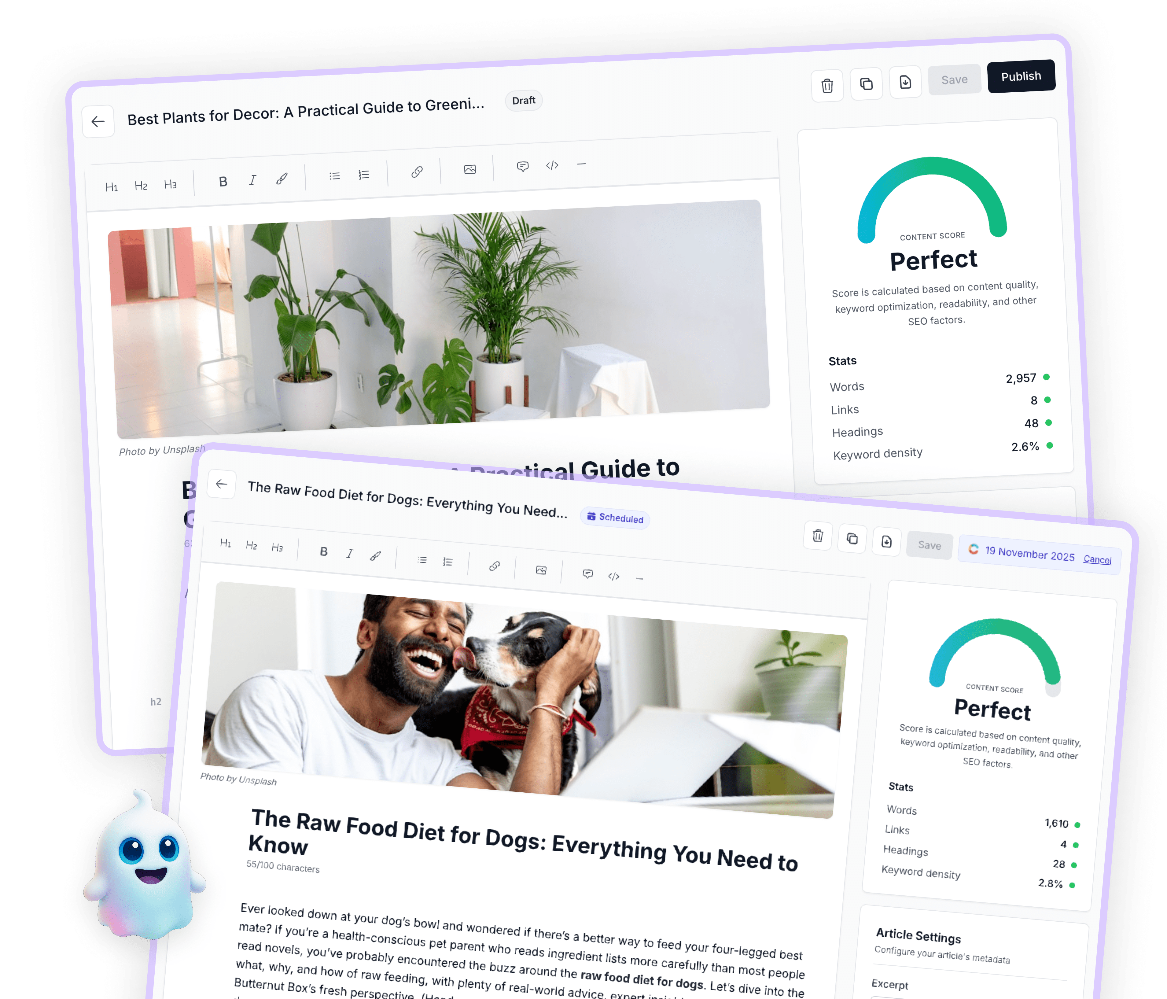 Generate SEO-optimized articles in seconds.