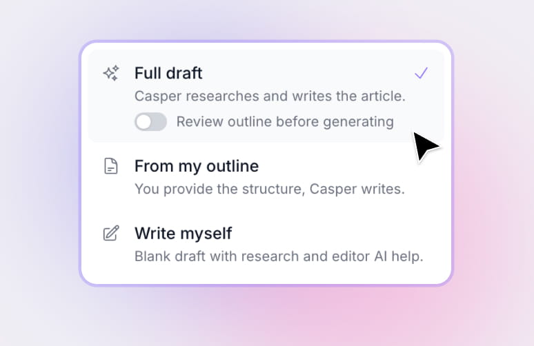 Workflows to suit you