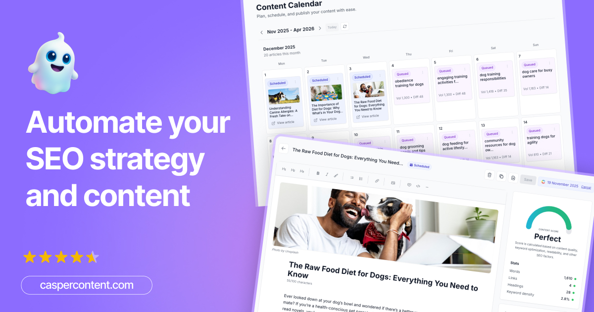 Casper Fully Automate Your Seo Content With Ai